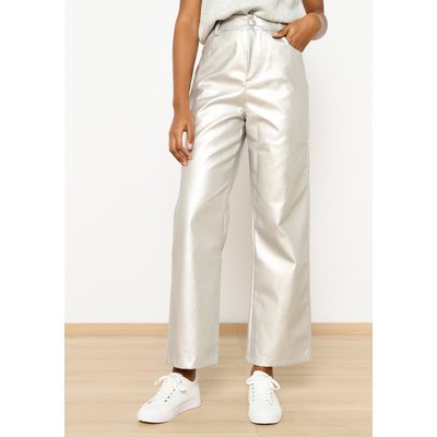 Pantalon métallisé en similicuir LOLALIZA