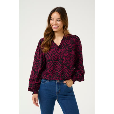 Blouse with long sleeve KAFFE