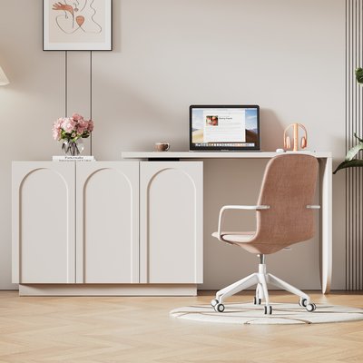 Bureau d’angle réversible avec rangement, BABERC MEUBLES COSY