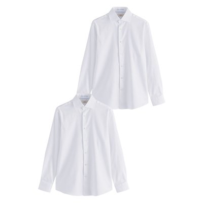 Chemise slim manches longues, lot de 2 NEXT