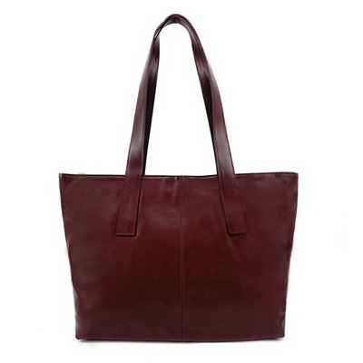 Grand cabas en cuir lisse TESS OH MY BAG