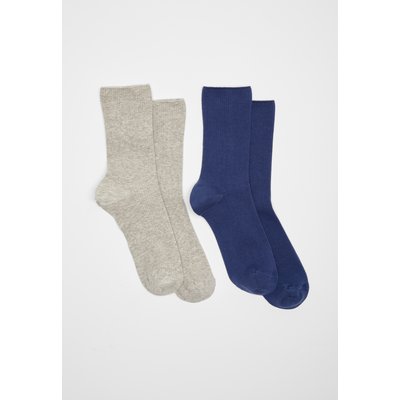 Lot de 2 chaussettes maille coton biologique DAMART