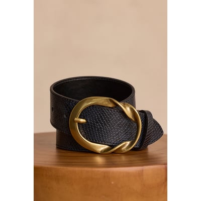 Ceinture large en cuir VALENTIN Maison 123