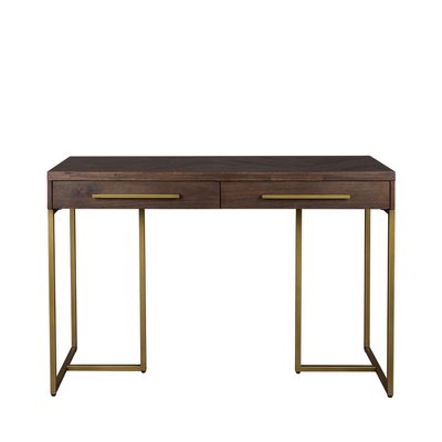 Console en bois et laiton - Class DUTCHBONE