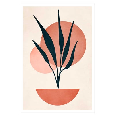 Affiche fleurs Copenhagen deco HEXOA