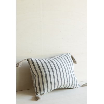 Housse de coussin en lin imprimé, Bahia Rayé GABRIELLE PARIS