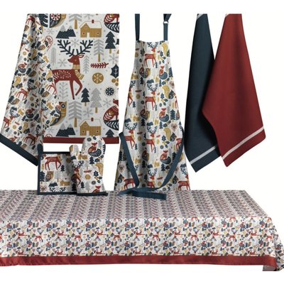Tablier imprimée coton, Warmy C DESIGN HOME TEXTILE