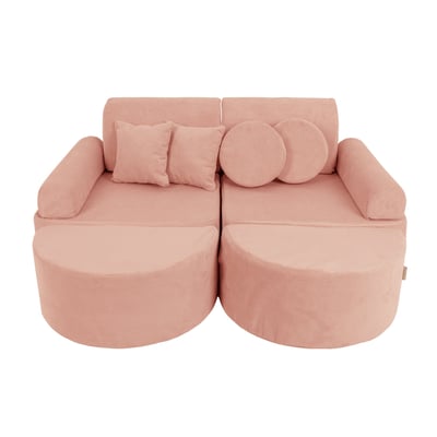 Canapé modulable velours SLIMCORDE MEOW BABY