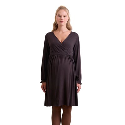 Robe courte cache-coeur en maille grossesse et allaitement VERTBAUDET