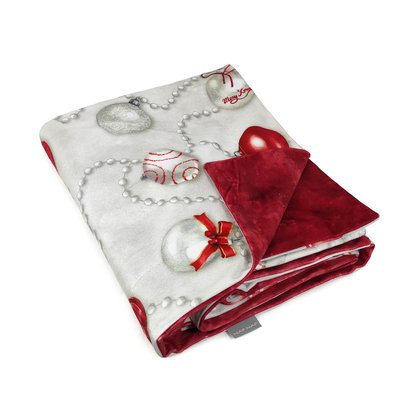 Plaid réversible en velour de NOËL XMAS DAYS NAF NAF HOME