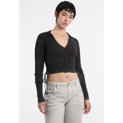 Gilet En Maille Côtelée GUESS