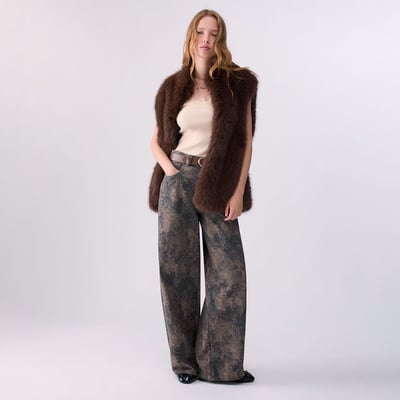 Pantalon garçon avec imprimé glittéré LIU JO