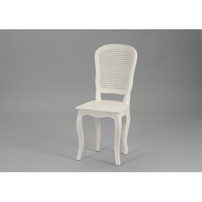 Chaise croisillon métal naturel (lot de 2) AMADEUS