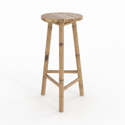 Tabouret de bar extérieur en bambou 74 cm (à l'unité) - ELI RENDEZ-VOUS DÉCO