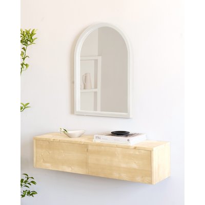 Console d’entrée flottante en bois, Gina HANNUN