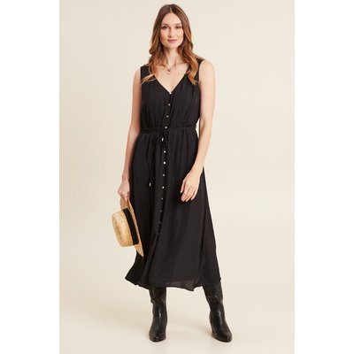 Robe midi évasée satin BREAL
