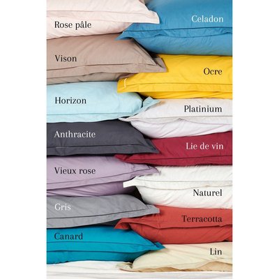 Housse de couette - UNI PERCALE DE COTON TRADITION DES VOSGES