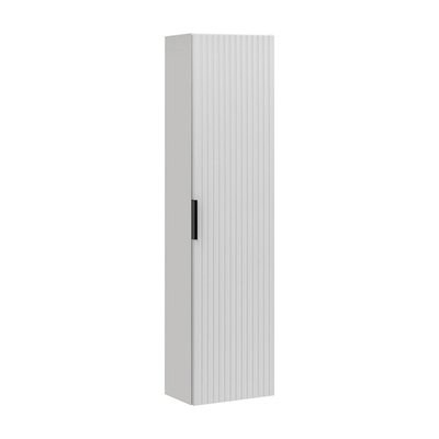 Colonne murale salle de bain suspendu ADEL WHITE STELLAMEUBLES