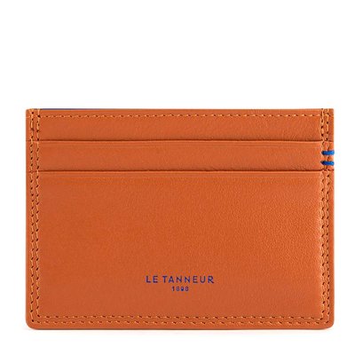Porte cartes en cuir lisse MARTIN LE TANNEUR