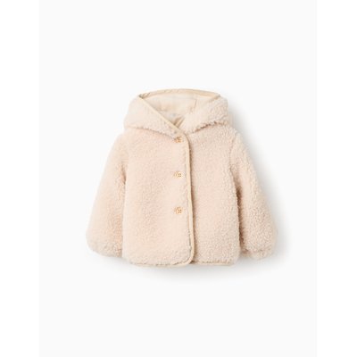 Blouson en Sherpa avec Capuche ZIPPY