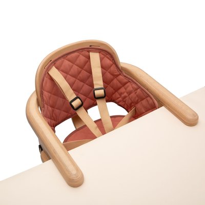 Pack siège de table Hiko + coussin Bois de rose CHARLIE CRANE