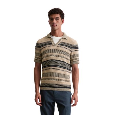 Pull à manches courtes avec mélange de structures MARC O'POLO