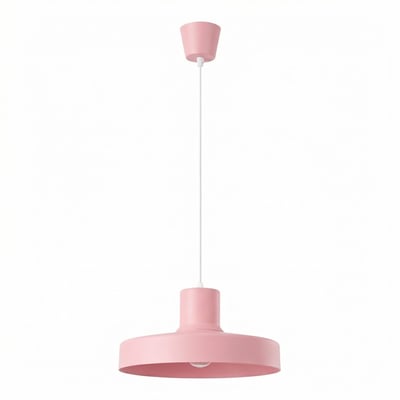 Suspension Acier Rose E27 1 BILO EDEN