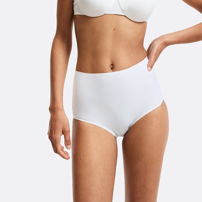 Confezione da 2 culotte vita alta in microfibra invisibili LA REDOUTE COLLECTIONS