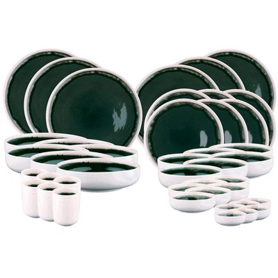 Lot de 42 set complet en grès, OXYGEN BJORN