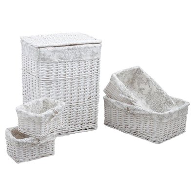 Panier à linge avec corbeilles (Lot de 5) AUBRY GASPARD