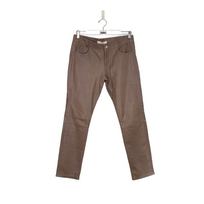 Pantalon slim en cuir - Très Bon État VANESSA BRUNO