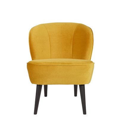 Fauteuil cocktail en velours- SARA WOOOD