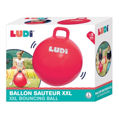 Ballon sauteur xxl rouge LUDIMOUSSE