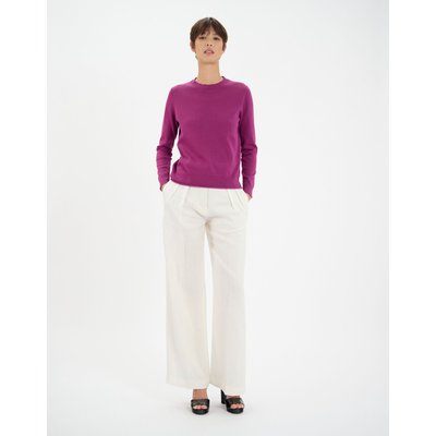 Pull Angelica en coton violet INES DE LA FRESSANGE PARIS
