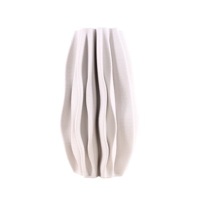 Vase alvéolé en céramique, H37cm ORNAMI