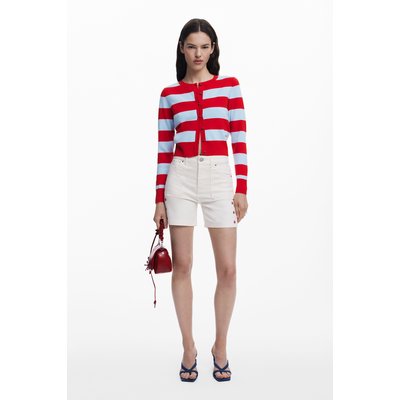 Desigual - Short en jean brodé DESIGUAL