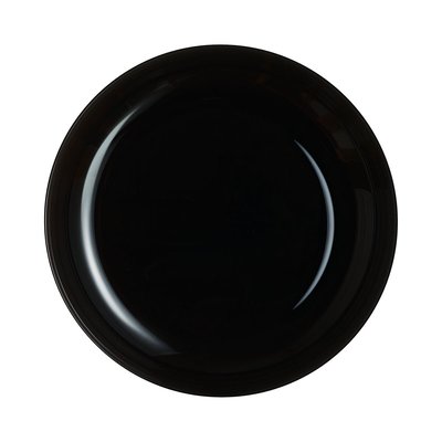 Assiette à couscous noire 21 cm LUMINARC