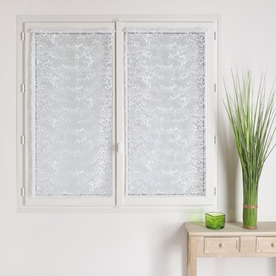 Modulable maille 100% polyester motif feuille HOME MAISON