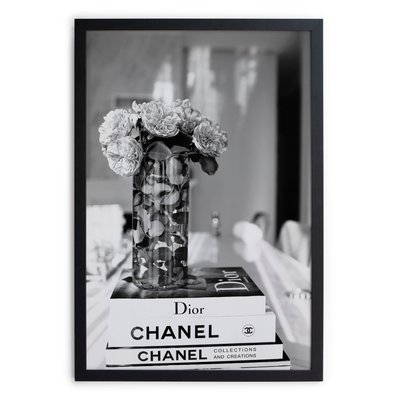 Tableau avec cadre noir 40x30 Livres REALLY NICE THINGS
