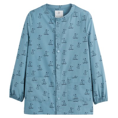 Dog Print Tunic with Press-Stud Fastening LA REDOUTE COLLECTIONS
