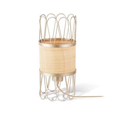 Lampe à poser en rotin - FLORE MAISON PAVANE