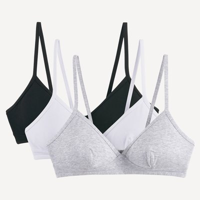 Lot de 3 soutiens-gorge triangles paddés LA REDOUTE COLLECTIONS