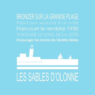 Tableau Mural Les Sables D'olonne RÉGIONALISME CEANOTHE