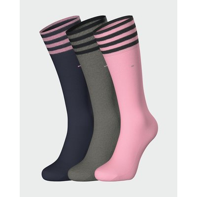 Lot de 3 chaussettes hautes rayées EDEN PARK