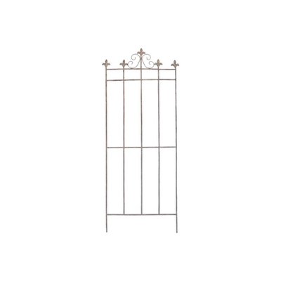Treillage en fer fleur de lys 49 x 128 cm JARDINDECO