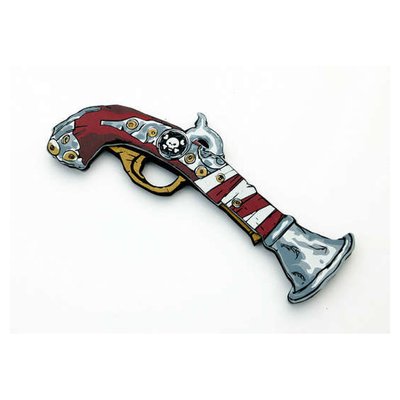 Pistolet de Pirate Rouge LION TOUCH