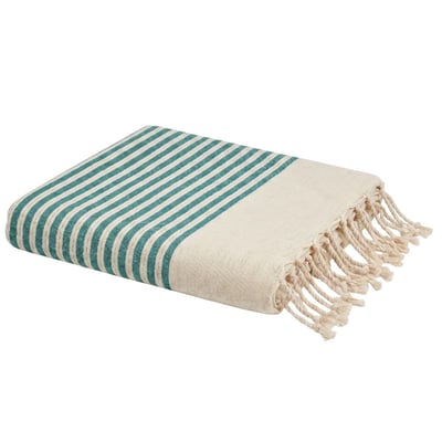 Fouta authentique 1x2m tissage nid d'abeille en coton recyclé Zanzibar REVA COLLECTION SEVIRA KIDS