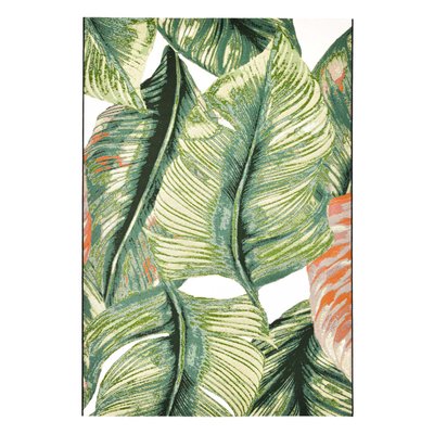 Tapis tissé avec motif floral pour l'intérieur et l'extérieur - Garden TOM TAILOR