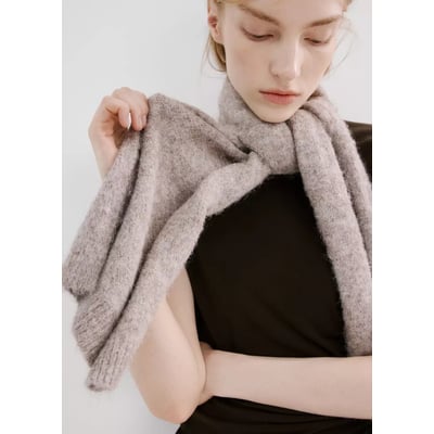 Robe broche corps froncé MANGO