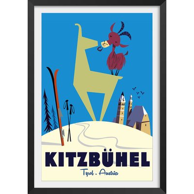 Poster de bisous de kitzbuhl HEXOA